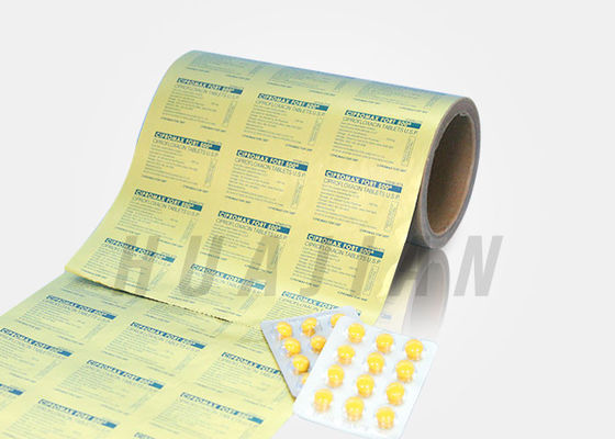 Folha de alumínio da bolha do formulário frio impressa para o empacotamento do comprimido