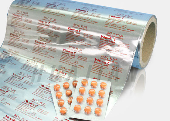 A folha de alumínio impressa da bolha do tratamento 6gsm para a medicamentação embala