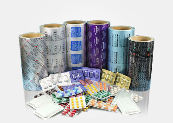 Materiais de embalagem farmacêuticos Alu folhas da bolha de 20 mícrons PTP