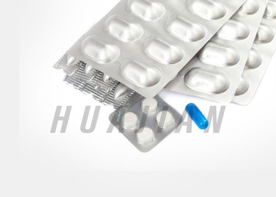 Folha da formação fria de Alu Alu com impressão completa para a bolha que empacota para cápsulas e tabuletas