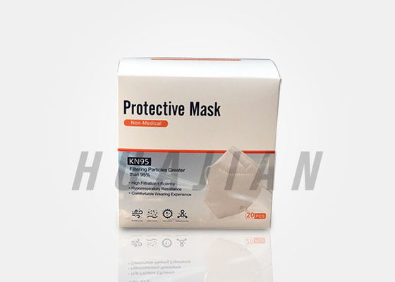 GB2626 branco protetor 3D que dobra 5 a máscara protetora da dobra KN95