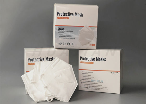 GB2626 branco protetor 3D que dobra 5 a máscara protetora da dobra KN95