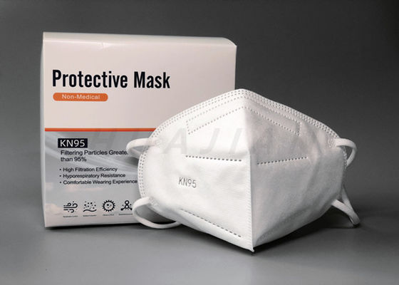 Respirador 5 máscara protetora certificada GB2626 de FDA do CE da dobra KN95